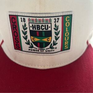Vintage Cross Colours HBCU power of unity snap back hat